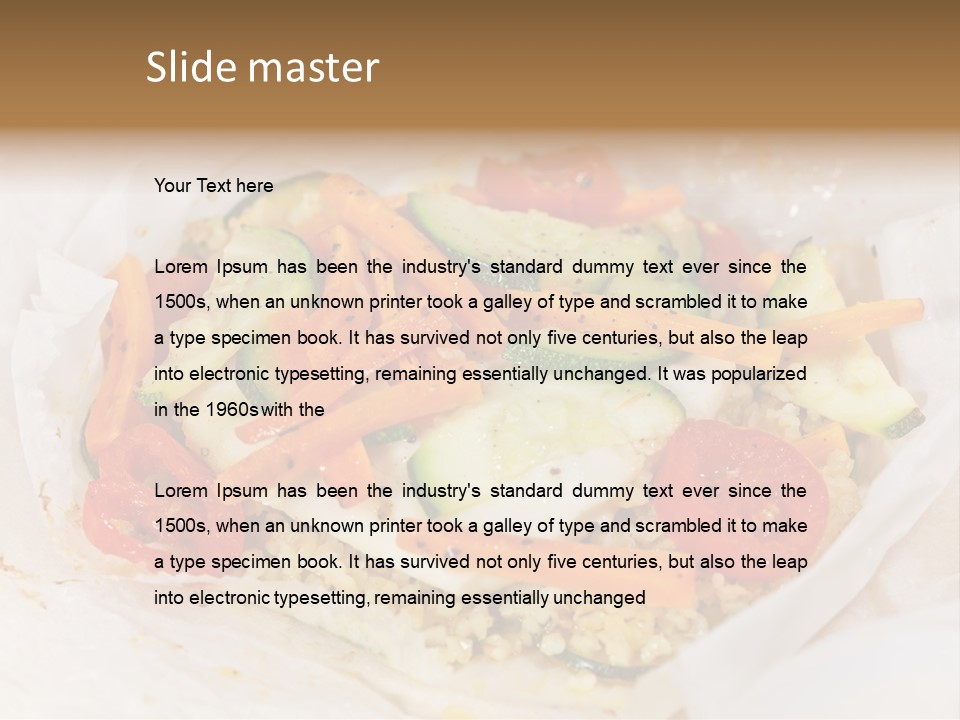 Fish Spice Herb PowerPoint Template