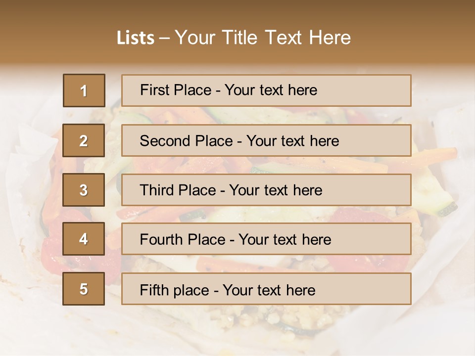 Fish Spice Herb PowerPoint Template