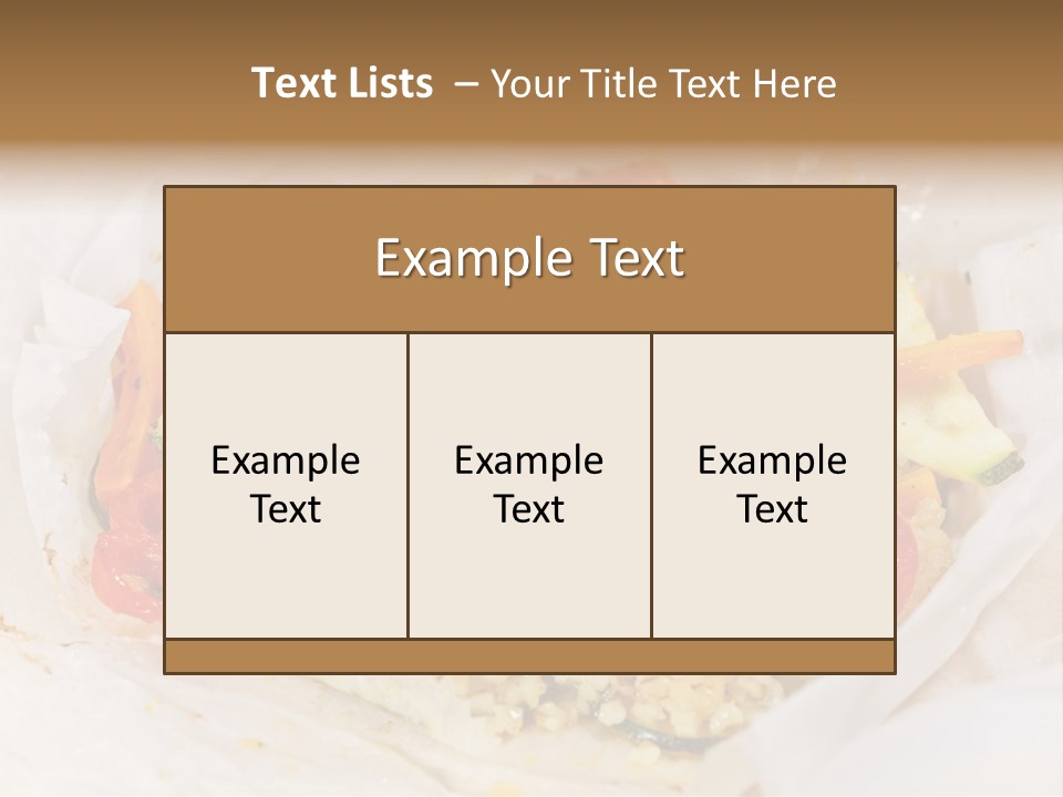 Fish Spice Herb PowerPoint Template