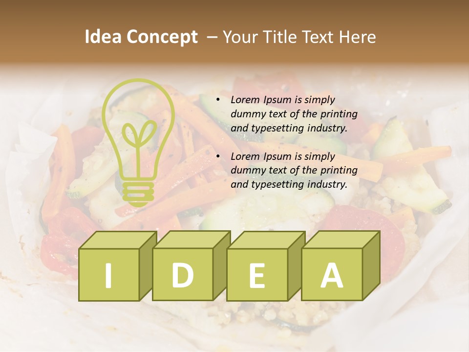 Fish Spice Herb PowerPoint Template