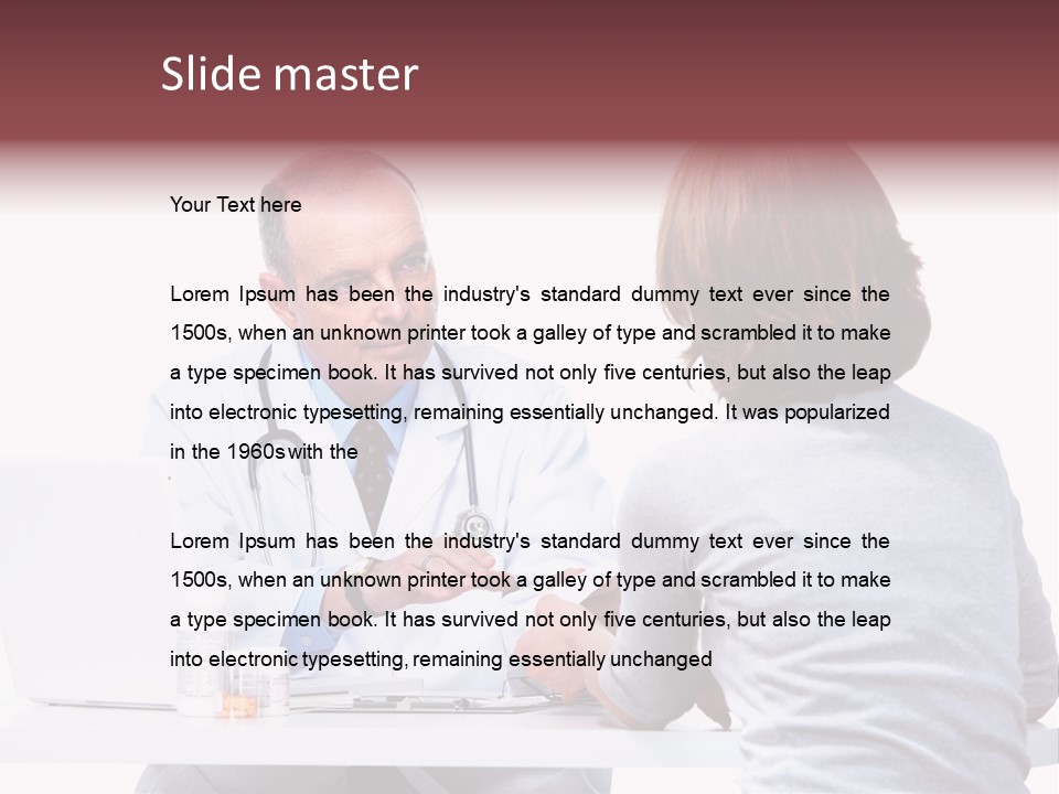Senior Handsome Exam PowerPoint Template