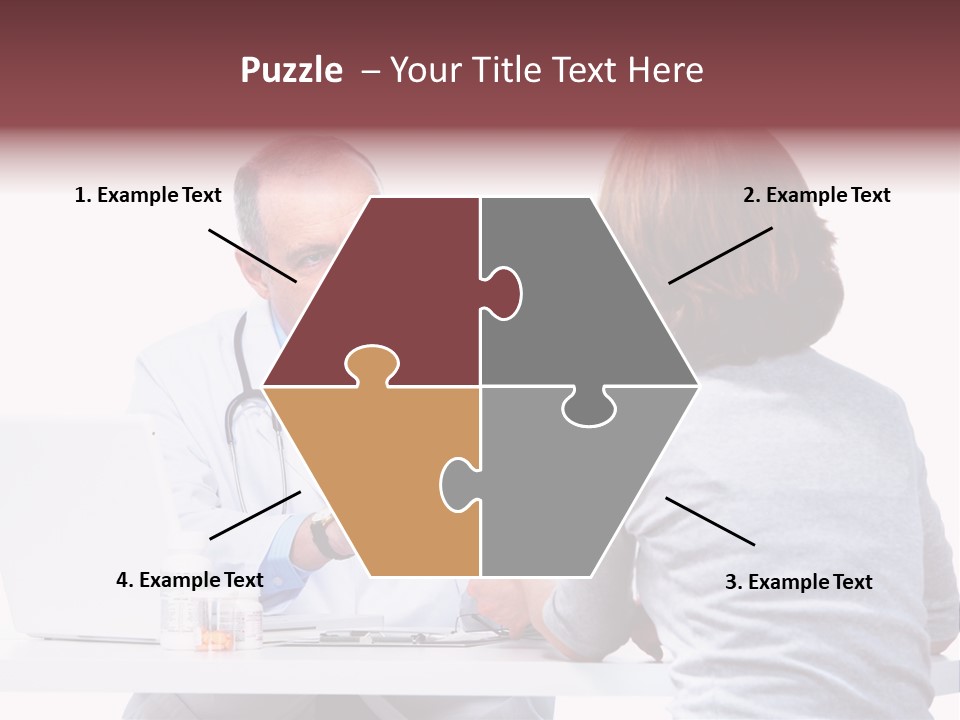 Senior Handsome Exam PowerPoint Template