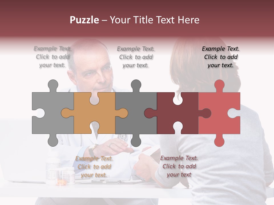 Senior Handsome Exam PowerPoint Template