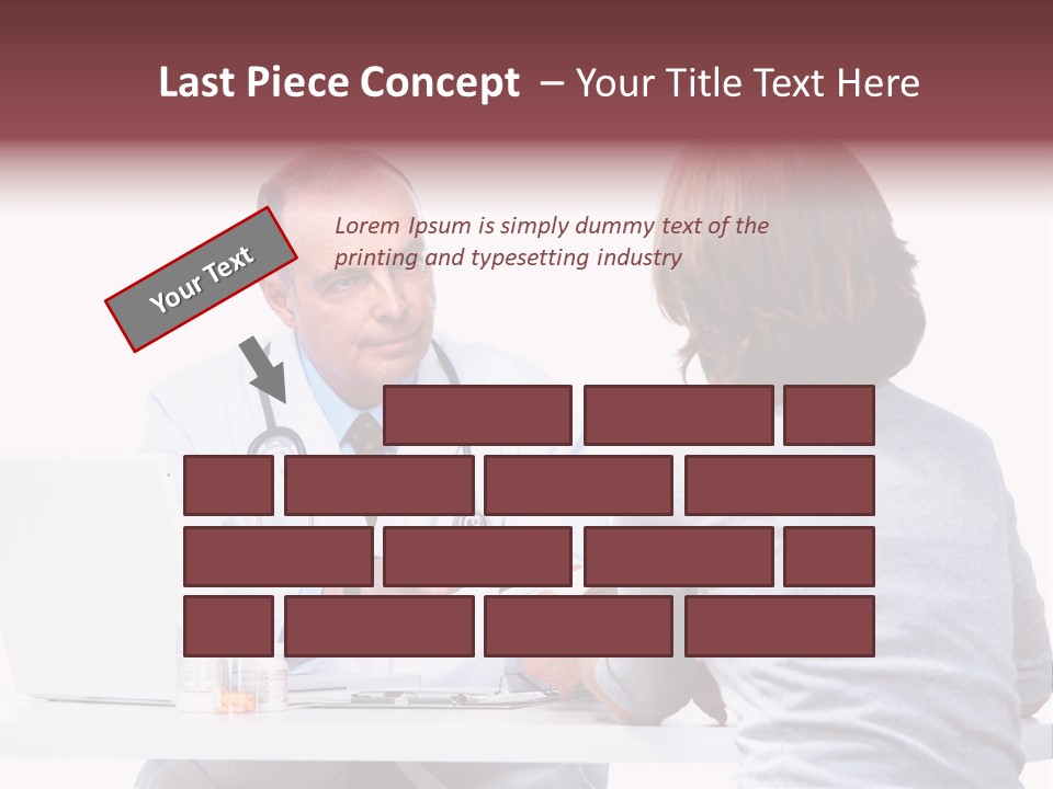Senior Handsome Exam PowerPoint Template