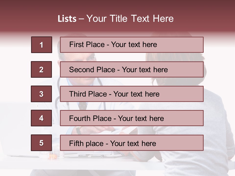 Senior Handsome Exam PowerPoint Template