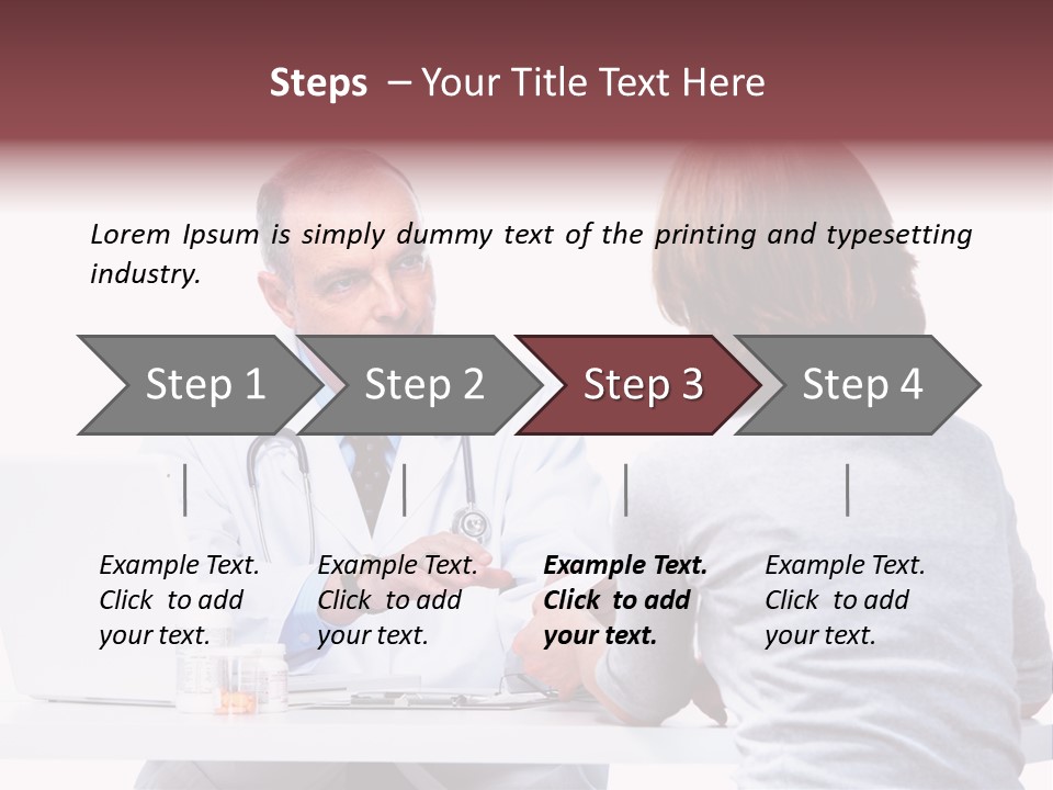 Senior Handsome Exam PowerPoint Template