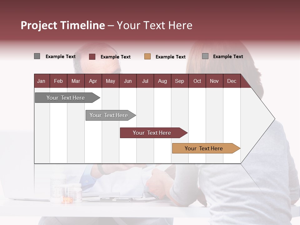 Senior Handsome Exam PowerPoint Template