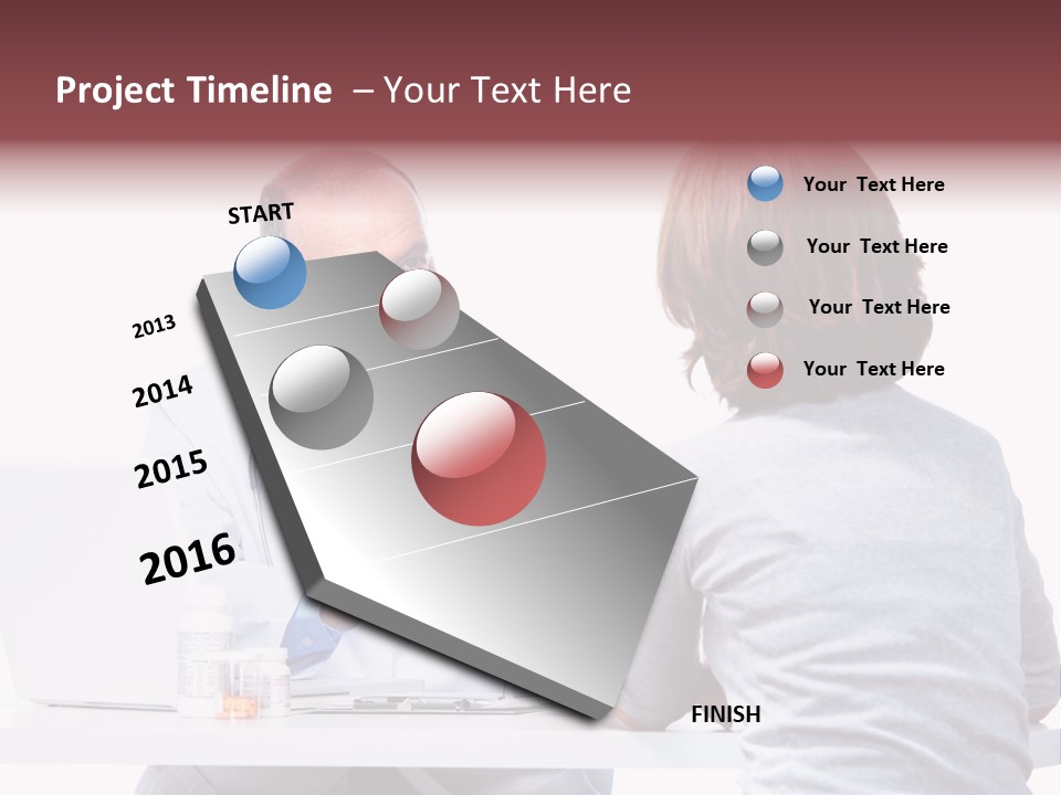Senior Handsome Exam PowerPoint Template
