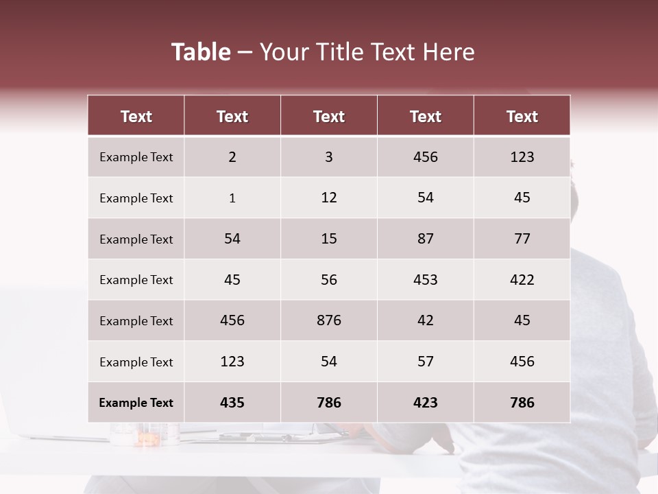 Senior Handsome Exam PowerPoint Template