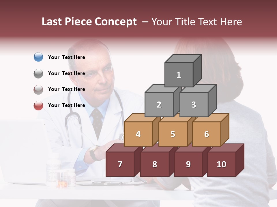 Senior Handsome Exam PowerPoint Template