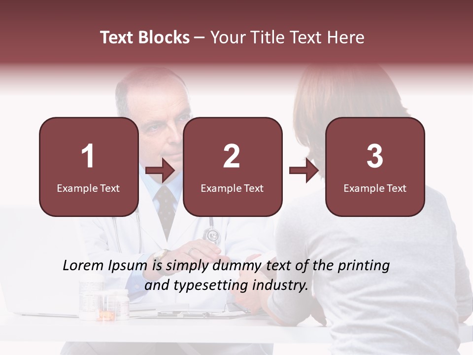 Senior Handsome Exam PowerPoint Template