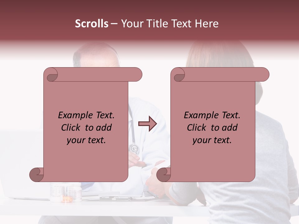Senior Handsome Exam PowerPoint Template