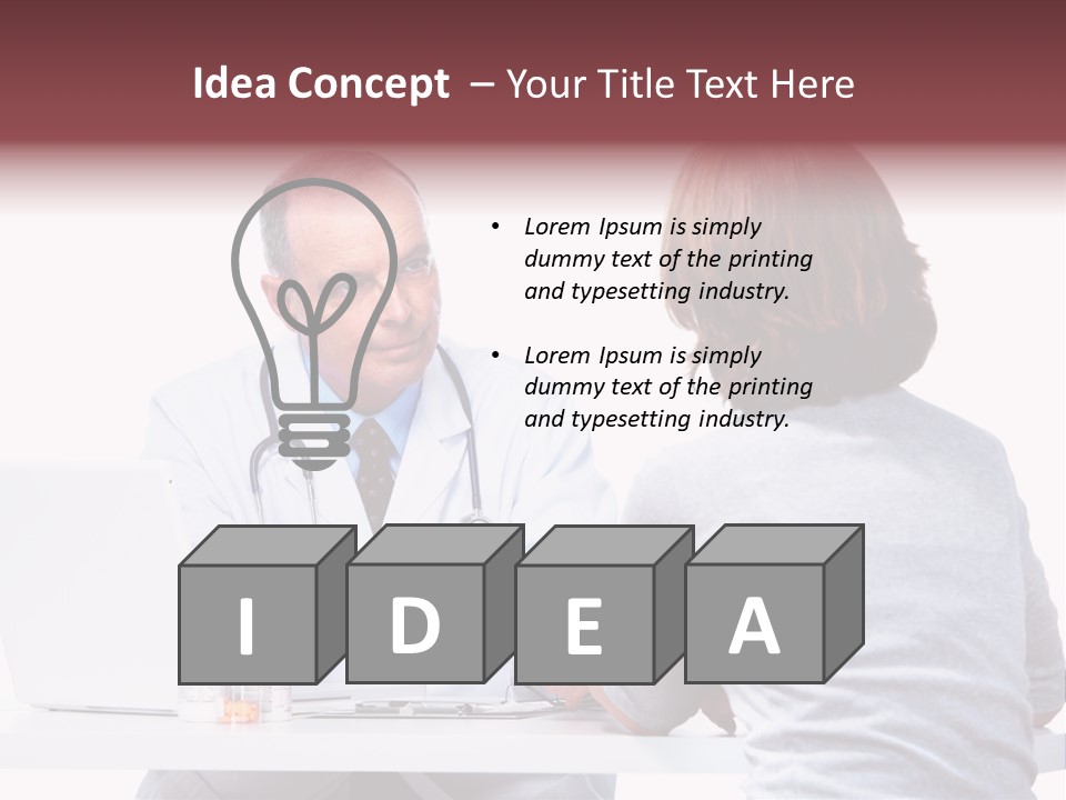 Senior Handsome Exam PowerPoint Template