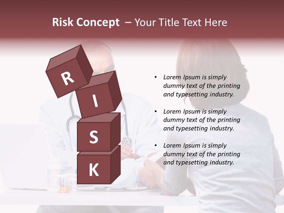 Senior Handsome Exam PowerPoint Template