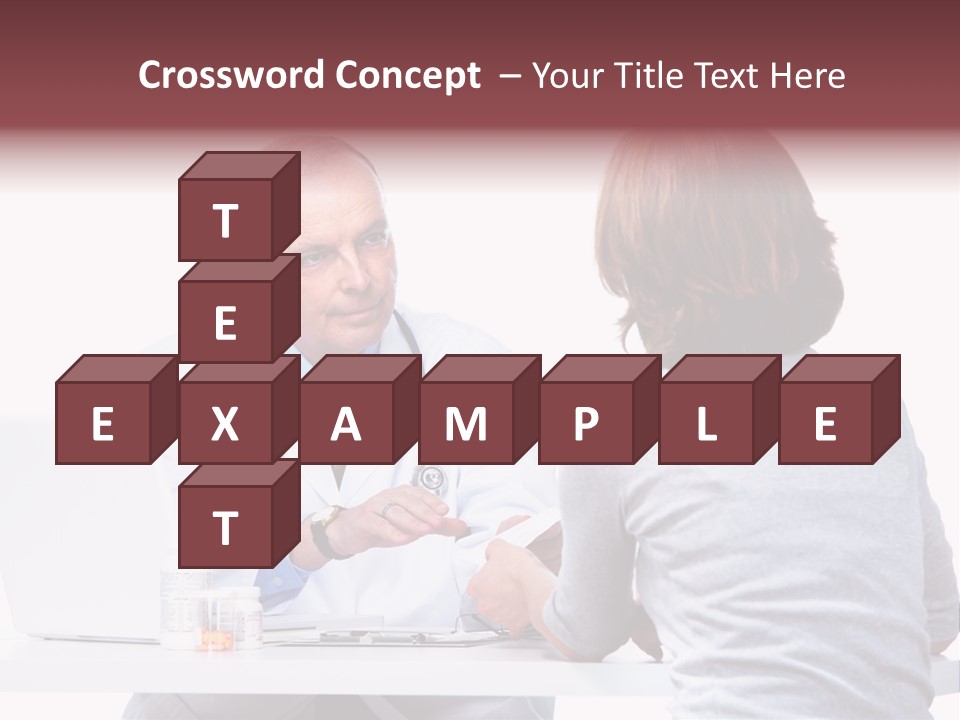 Senior Handsome Exam PowerPoint Template