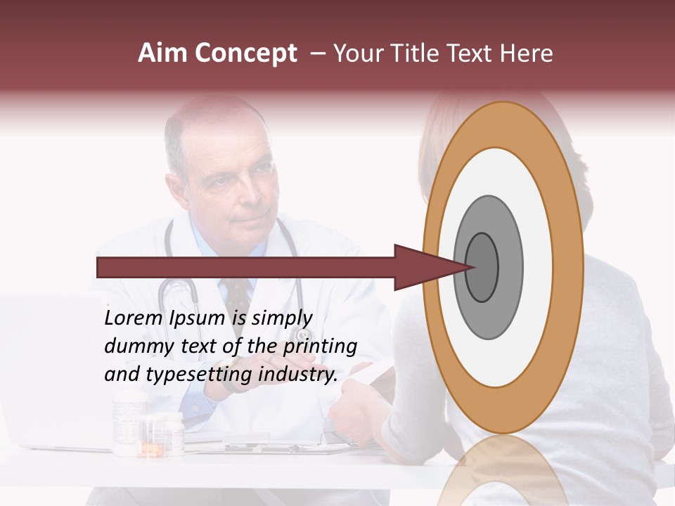 Senior Handsome Exam PowerPoint Template