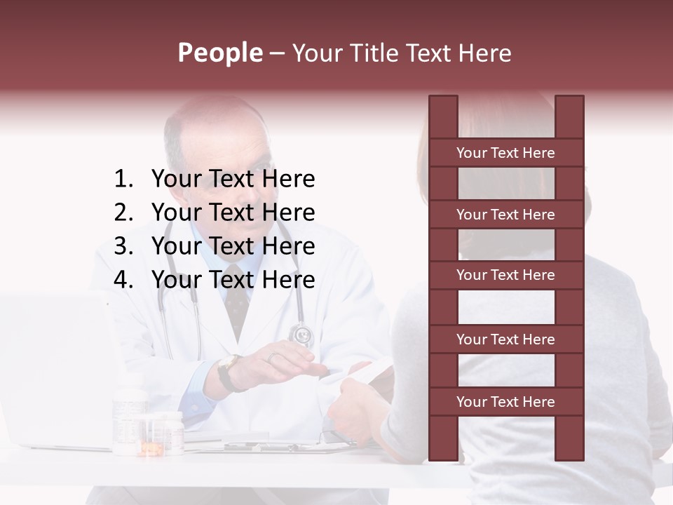 Senior Handsome Exam PowerPoint Template