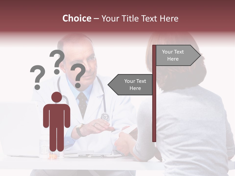 Senior Handsome Exam PowerPoint Template