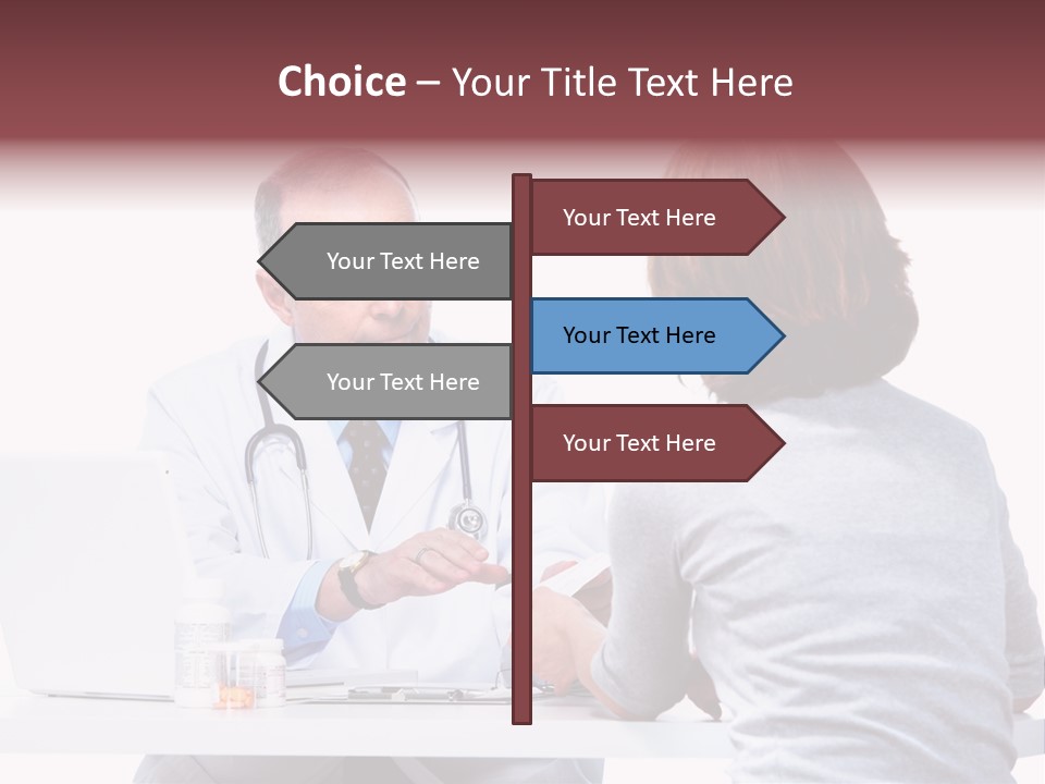 Senior Handsome Exam PowerPoint Template