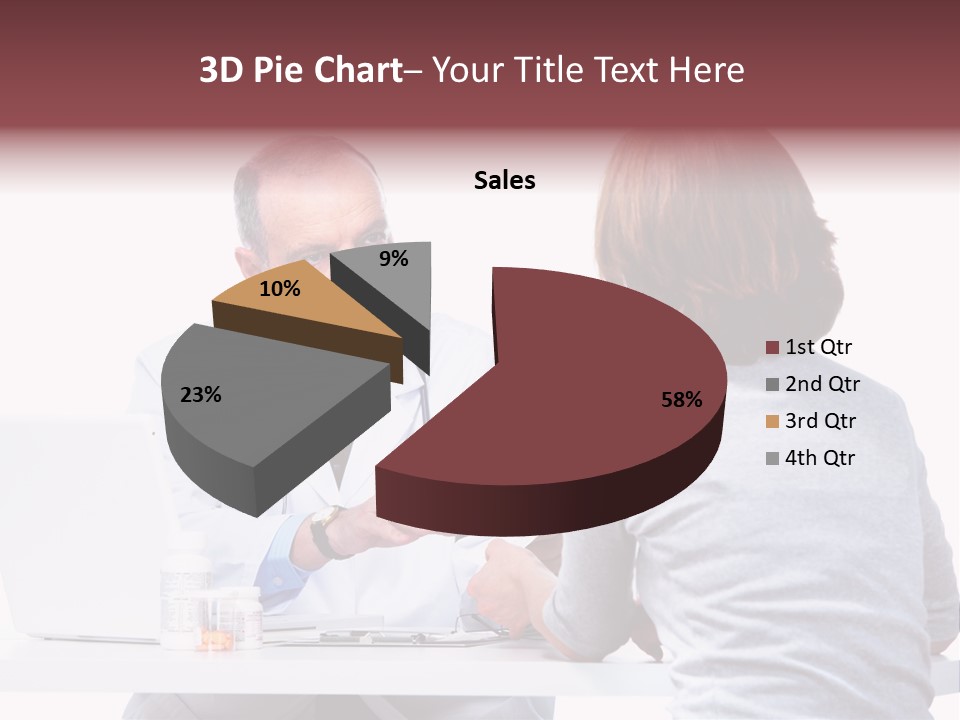 Senior Handsome Exam PowerPoint Template