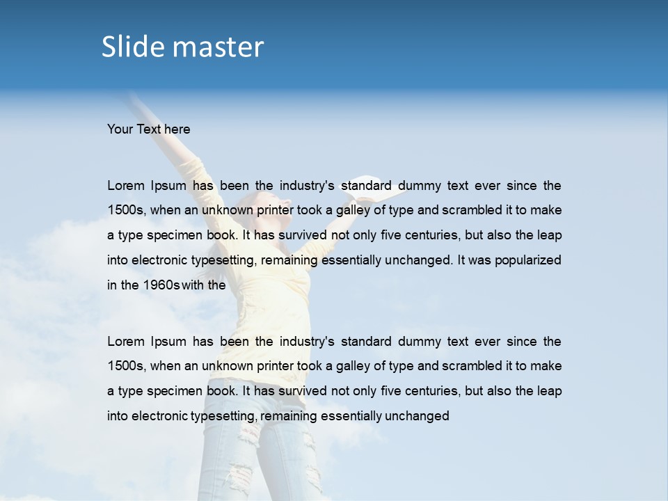 Spirituality Emotional Glory PowerPoint Template