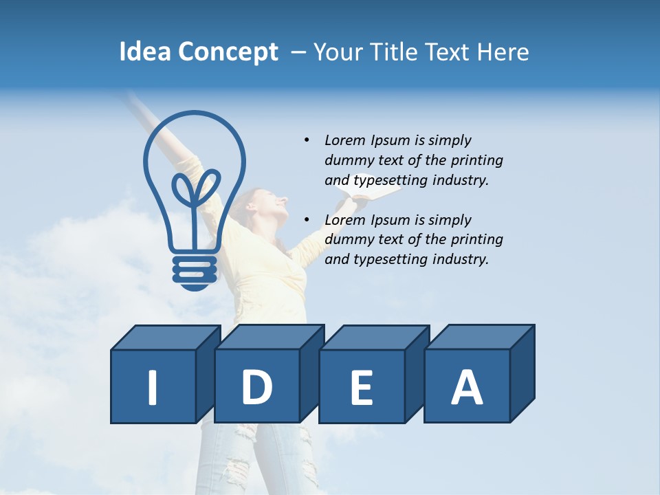 Spirituality Emotional Glory PowerPoint Template