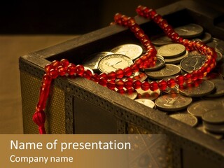 Fund Antique Ethic PowerPoint Template