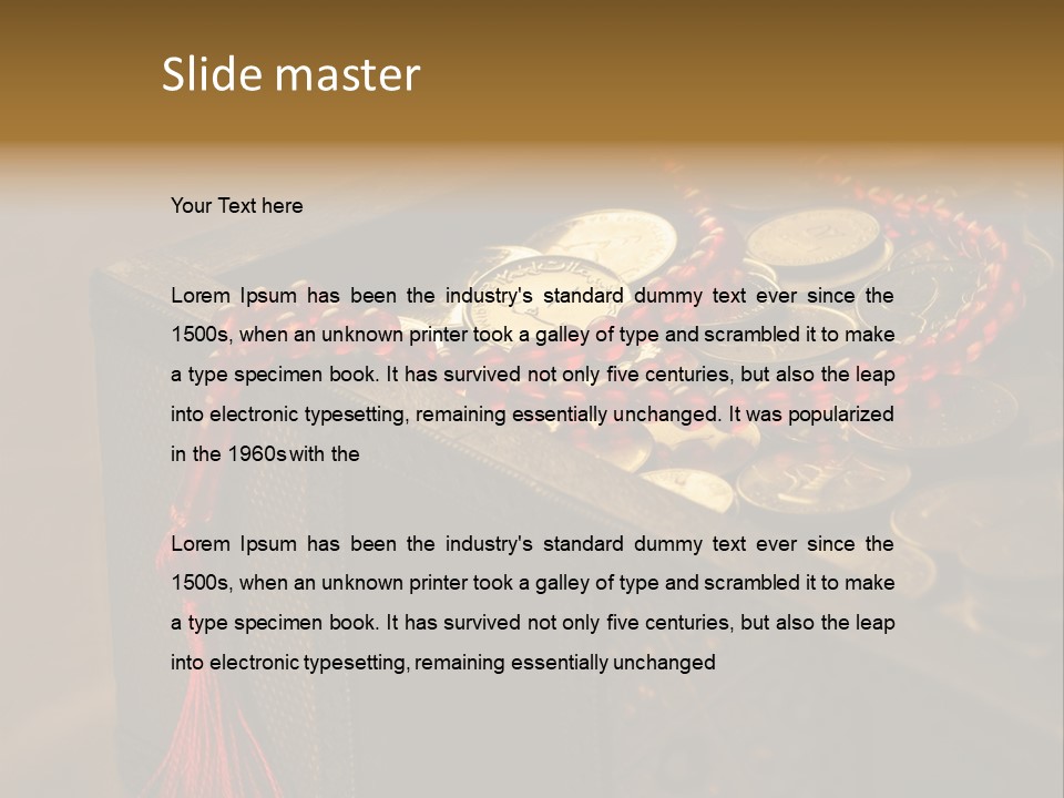 Fund Antique Ethic PowerPoint Template