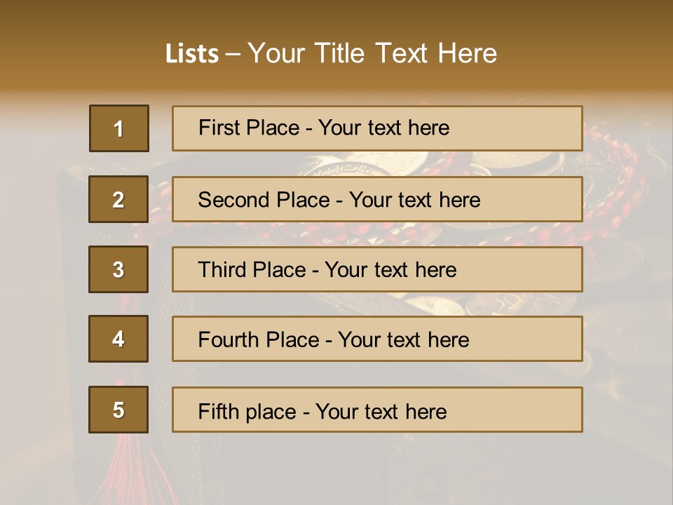 Fund Antique Ethic PowerPoint Template