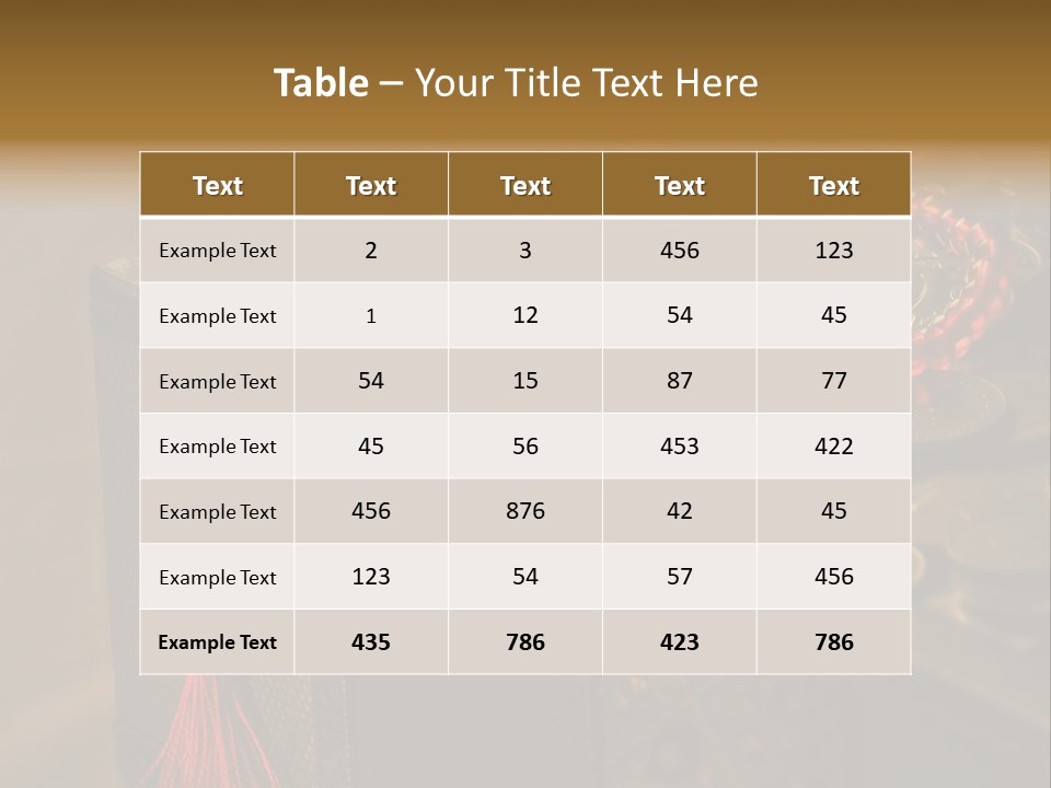 Fund Antique Ethic PowerPoint Template