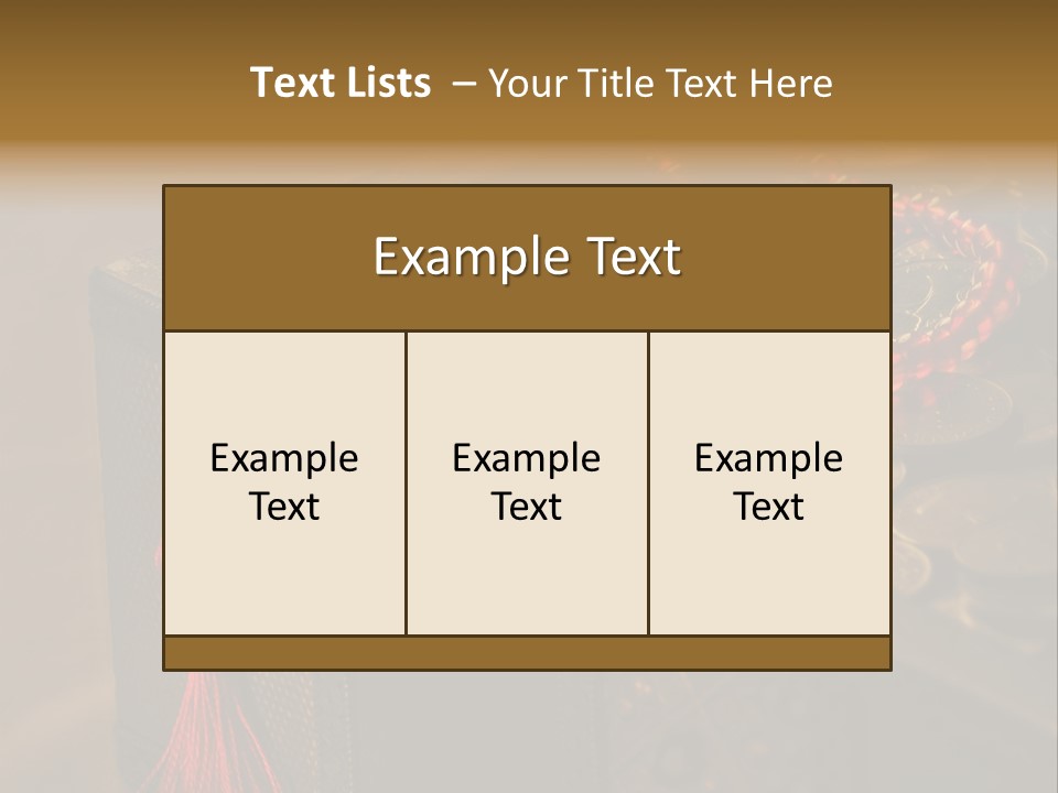 Fund Antique Ethic PowerPoint Template