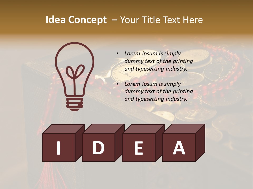 Fund Antique Ethic PowerPoint Template