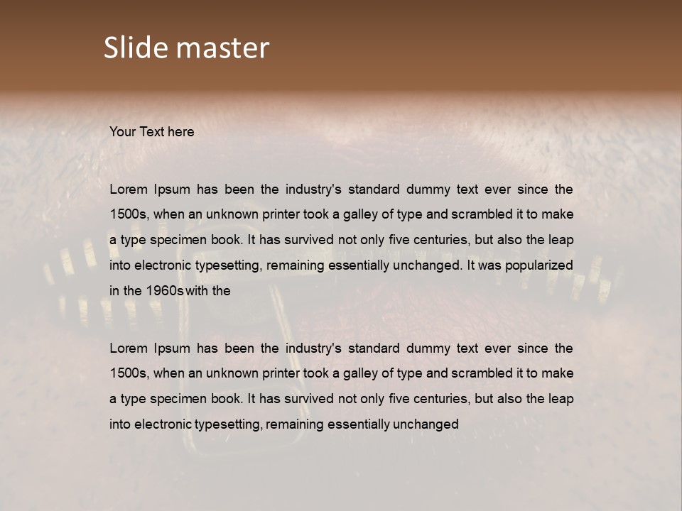 Coming Out Concept Silence PowerPoint Template