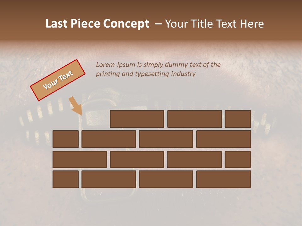 Coming Out Concept Silence PowerPoint Template