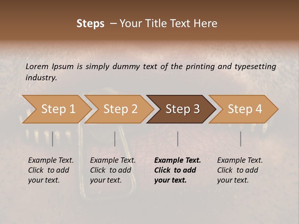 Coming Out Concept Silence PowerPoint Template