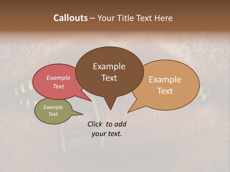 Coming Out Concept Silence PowerPoint Template