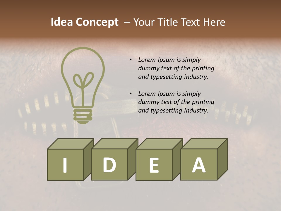 Coming Out Concept Silence PowerPoint Template