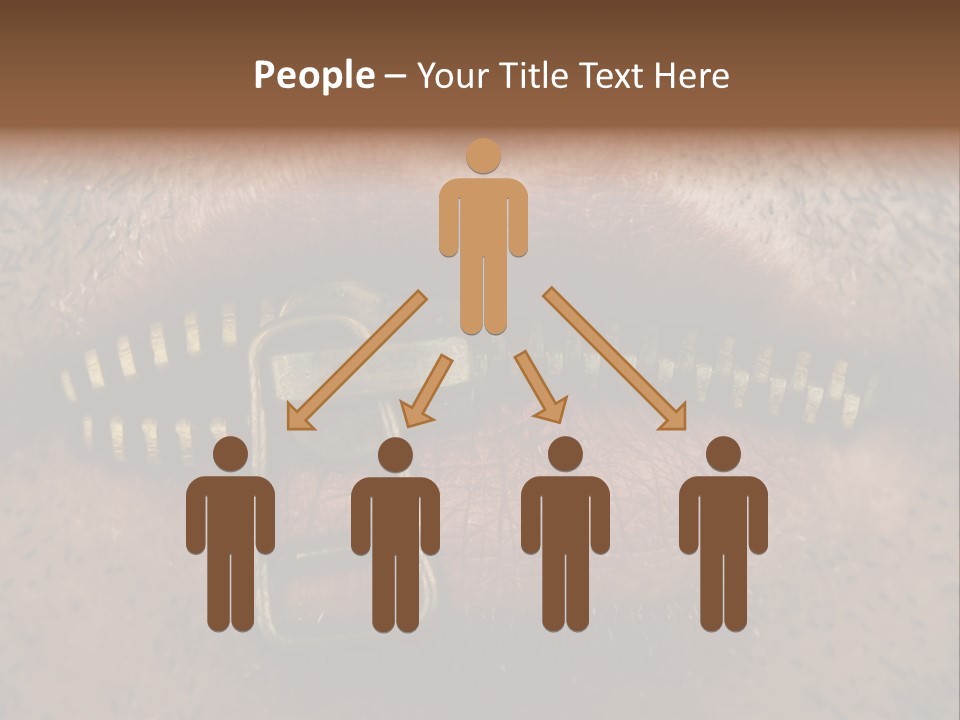 Coming Out Concept Silence PowerPoint Template