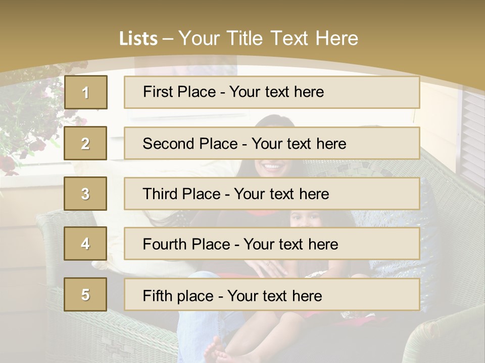 Mother Fall Middle Eastern PowerPoint Template