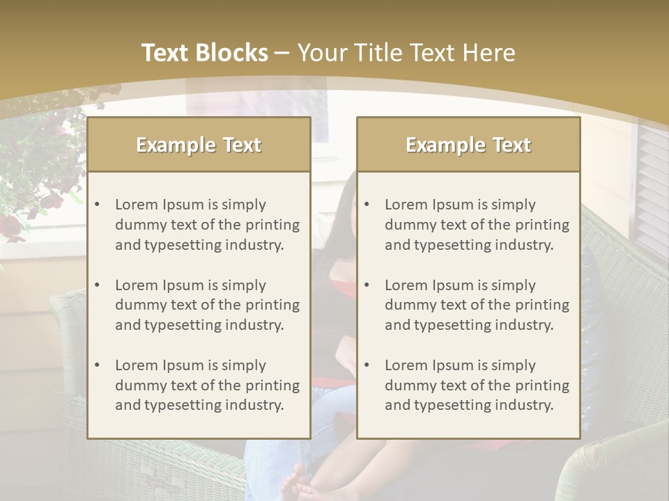 Mother Fall Middle Eastern PowerPoint Template