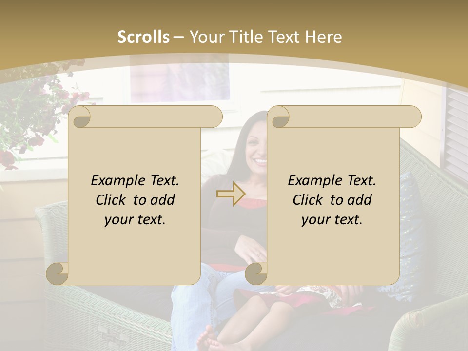 Mother Fall Middle Eastern PowerPoint Template