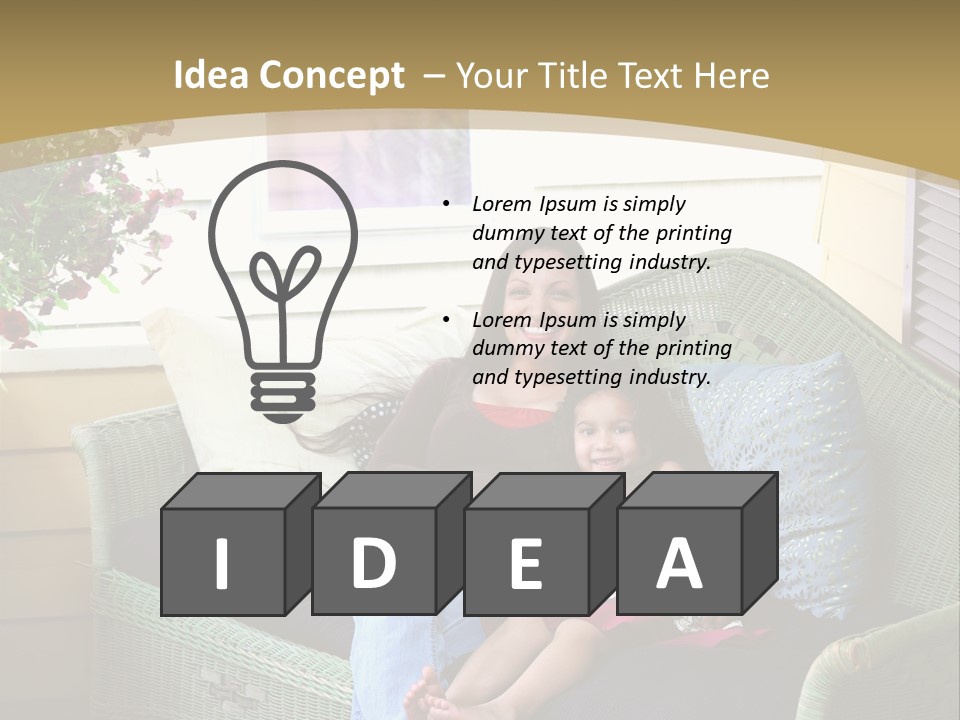 Mother Fall Middle Eastern PowerPoint Template