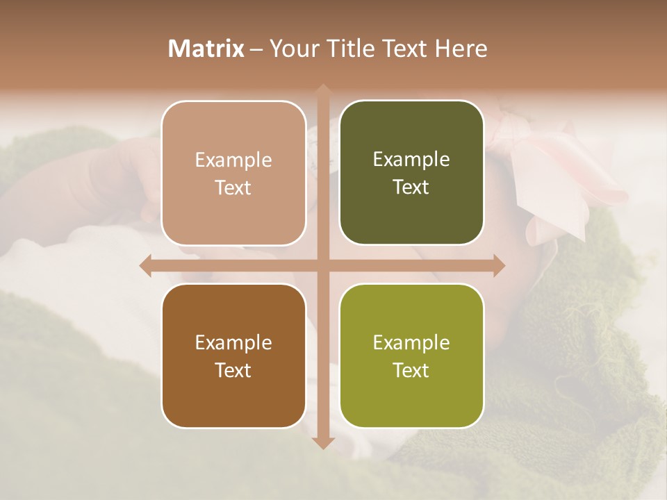 Little Girl Baby Girls Black Hair PowerPoint Template