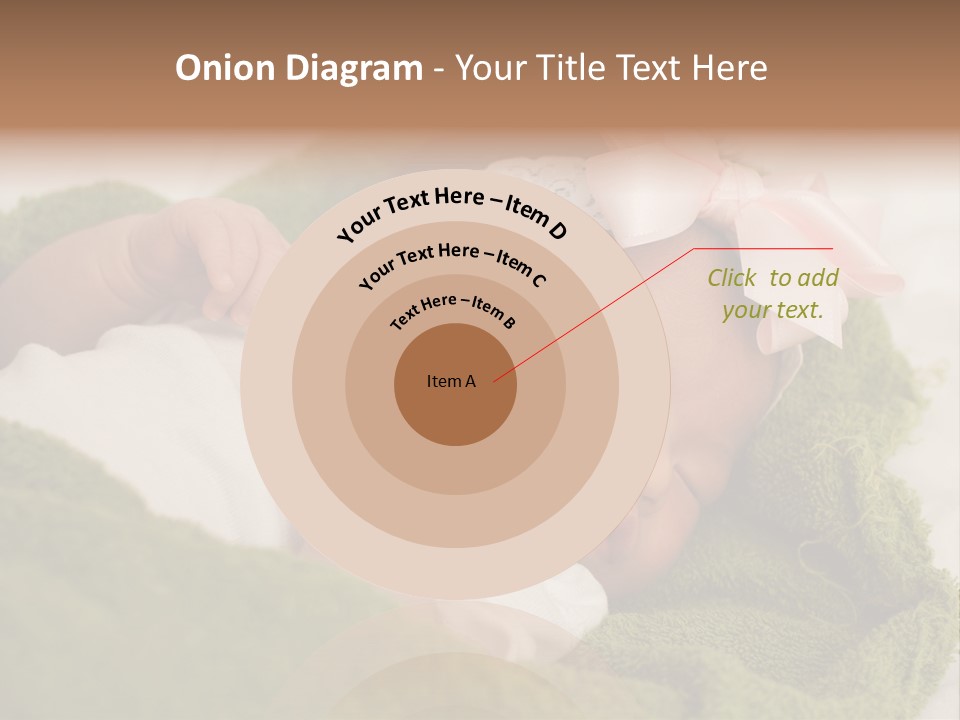 Little Girl Baby Girls Black Hair PowerPoint Template