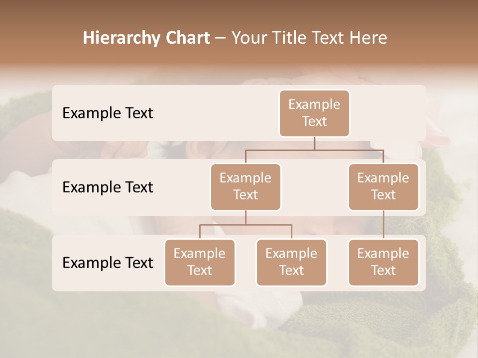 Little Girl Baby Girls Black Hair PowerPoint Template