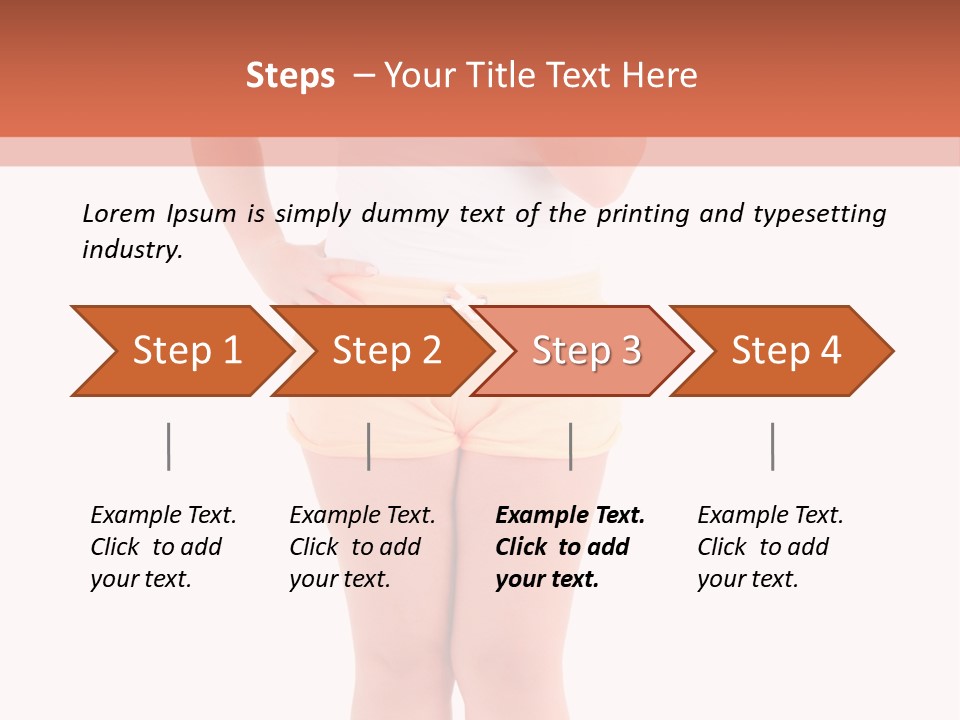 Fat Gluttonous Exercise PowerPoint Template