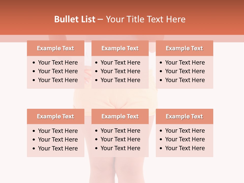 Fat Gluttonous Exercise PowerPoint Template