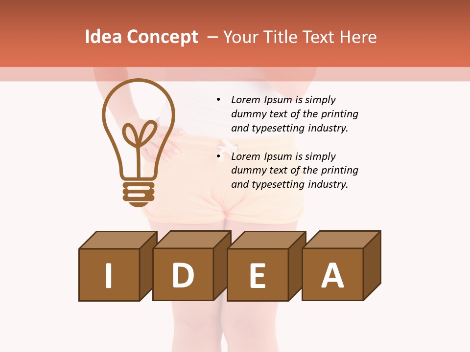 Fat Gluttonous Exercise PowerPoint Template