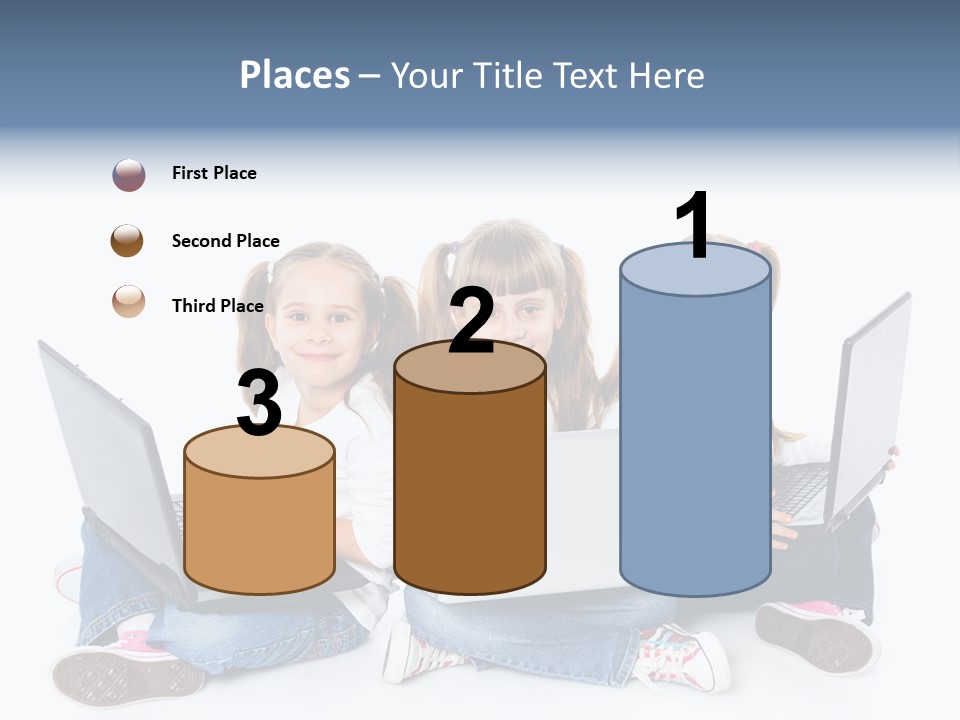 Student Caucasian Education PowerPoint Template