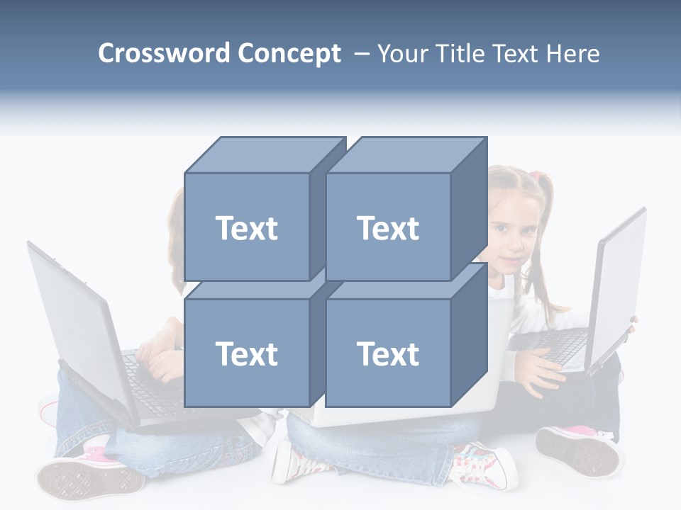 Student Caucasian Education PowerPoint Template